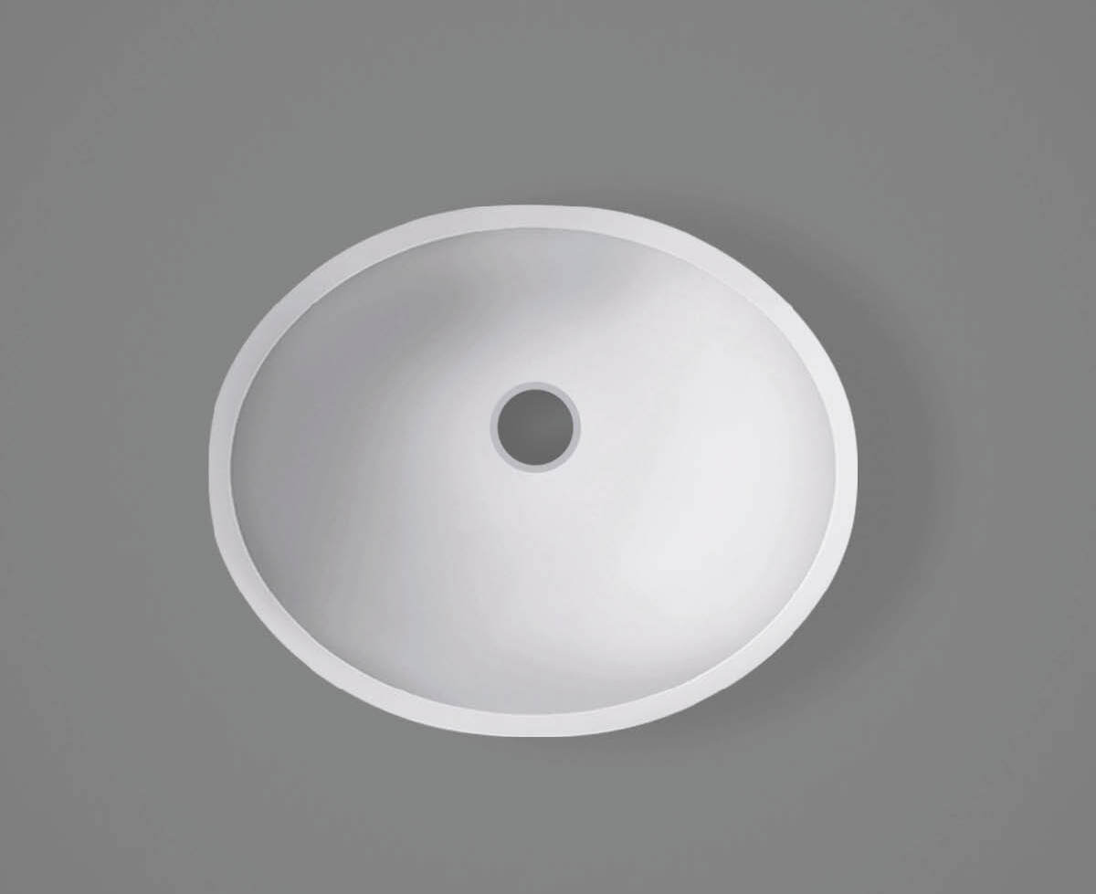 HIMACS Solid Surface Bowls Alpine White CB422A